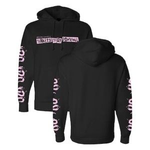 MGK Machine Gun Kelly Tickets To My Downfall Black Snake Hoodie Sz L